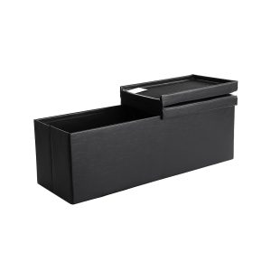 Banco dobrável SONGMICS 120L, caixa de armazenamento, cubo de armazenamento, tampa basculante, banco para sapatos, pufe, capacidade de carga de 300 kg, preto, 110 x 38 x 38 cm LSF75BK