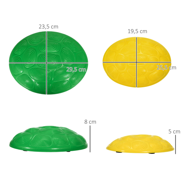 ZONEKIZ Conjunto de 8 Pedras de Equilíbrio Empilháveis com Base Antiderrapante para Equilíbrio e Promover a Coordenação Multicor - Image 3