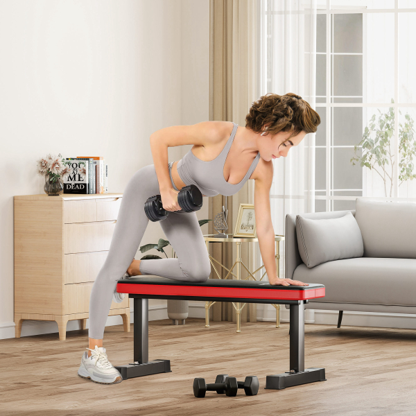SPORTNOW Banco de Musculação Banco de Abdominais para Treino de Corpo Completo e Casa Ginásio 106x26x48 cm Preto - Image 2