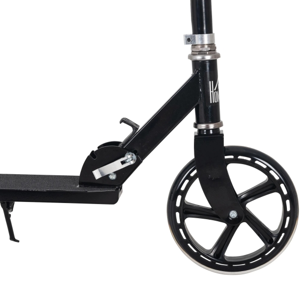 HOMCOM Trotinete Dobrável com Altura Ajustável 88x37x75-100cm Preto - Image 4