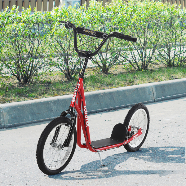 HOMCOM trotinete para crianças acima de 5 anos de altura ajustável com pneus Freio Vermelho - Image 2