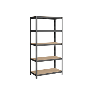 Estante de garagem cinza 200 x 100 x 50 cm