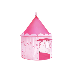 Tenda de brincar Castelo da Princesa SONGMICS para meninas, casa de brincar para áreas internas e externas, tenda de brincar portátil dobrável, presente para crianças, rosa LPT01PK