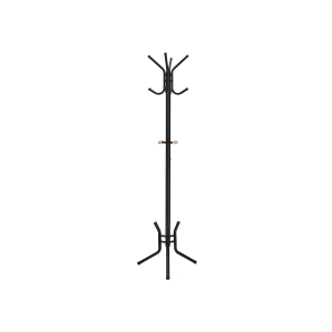 Cabide de metal estiloso SONGMICS com 12 ganchos, 176 cm, preto RCR17B