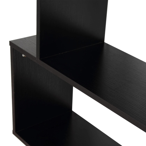 HOMCOM Estante com 6 Prateleiras para Livros em Formato S 80x24x191 cm preto - Image 4