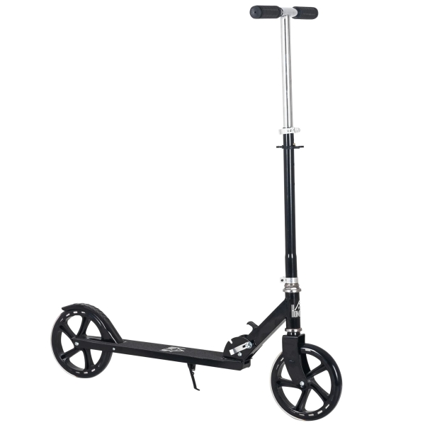 HOMCOM Trotinete Dobrável com Altura Ajustável 88x37x75-100cm Preto