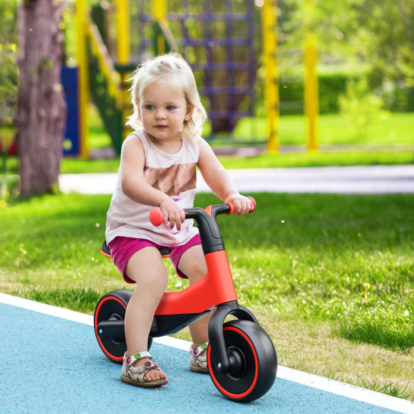 AIYAPLAY Bicicleta sem Pedais para Crianças acima de 18 Meses com Assento Ajustável em 30-36,5 cm Rodas de Ø19 cm 66,5x34x46,5 cm Vermelha - Image 2