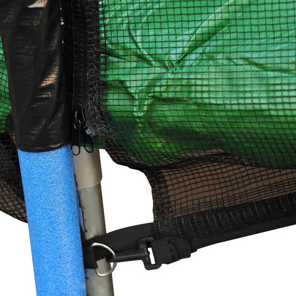 HOMCOM Rede de Segurança para Trampolim Rede de Substituição para Trampolins Ø366x180 cm Preto - Image 8