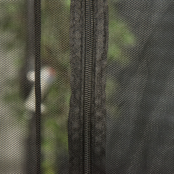 Outsunny Rede Mosquiteira para Chapéus de Sol de Jardim Ø3m Cobertura de Rede de Chapéu de Sol com Zíper e Tubo Enchido com Água para Terraço Balcão Exterior Preto - Image 8