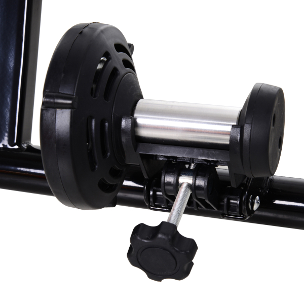 HOMCOM Rolo de Bicicleta para Treinamento Dobrável com Resistência Magnética para Rodas de 26-28 Polegadas Suporte de Treinamento para Bicicleta Casa Interior 54,5x47,2x39,1cm Preto - Image 9