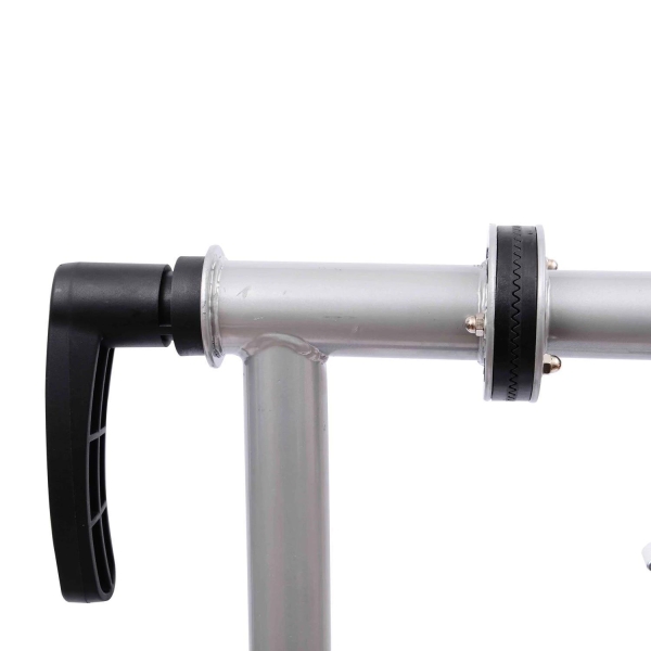 HOMCOM Suporte de Reparação de Bicicleta Portátil Suporte para Bicicleta com Altura Ajustável 109-180cm Giratório 360° Bandeja de Ferramenta até 30kg 100x66x180cm Preto - Image 7