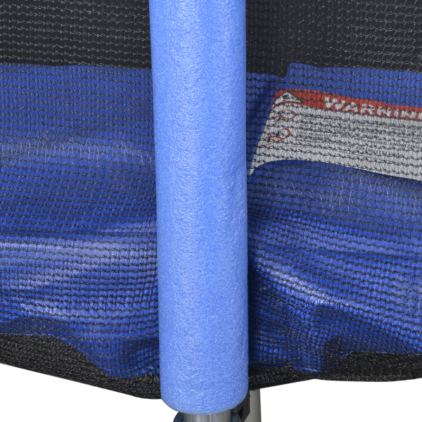 HOMCOM Rede de Segurança para Trampolim Rede de Substituição para Trampolins Ø244x180 cm Preto - Image 9