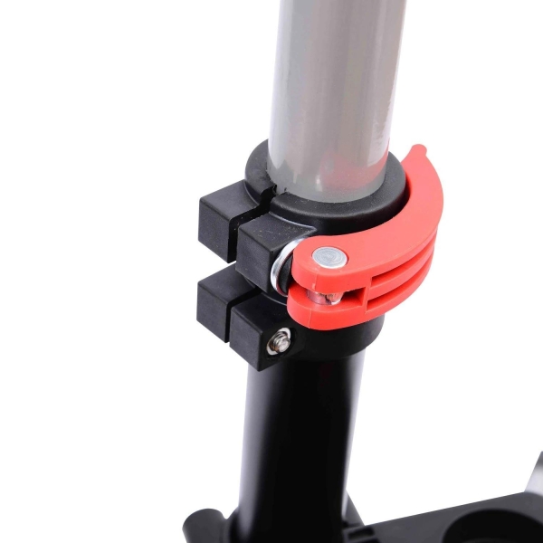 HOMCOM Suporte de Reparação de Bicicleta Portátil Suporte para Bicicleta com Altura Ajustável 109-180cm Giratório 360° Bandeja de Ferramenta até 30kg 100x66x180cm Preto - Image 6