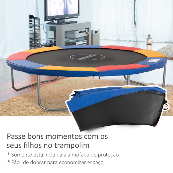 HOMCOM Cobertura de Proteção Ø305 de Borda de Trampolim Espuma de Proteção para Trampolim para Exterior Multicor - Image 5
