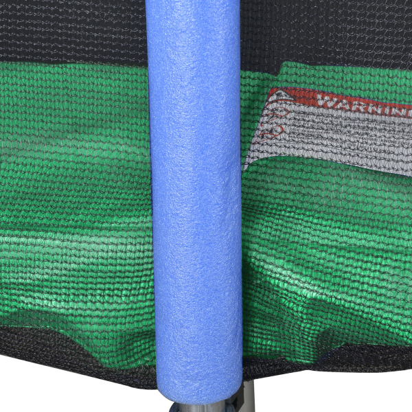 HOMCOM Rede de Segurança para Trampolim Rede de Substituição para Trampolins Ø366x180 cm Preto - Image 9