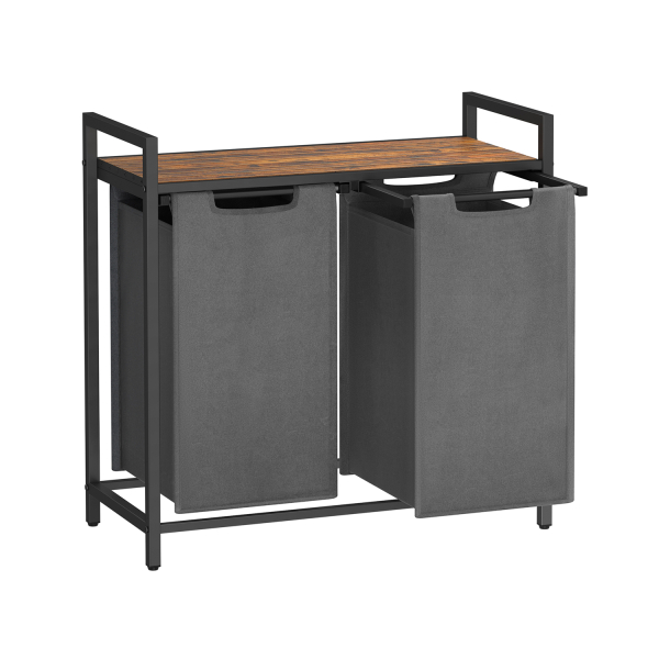 tecido Oxford e estrutura metálica | VASAGLE | 73 x 33 x 72 cm | cinzento | BLH201G01.