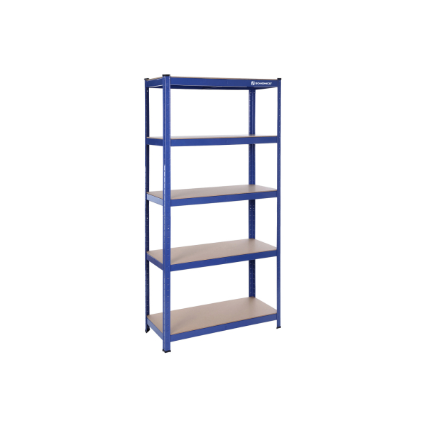 Estante metálica de 5 prateleiras para arrumação. | SONGMICS | 150 x 75 x 30 cm | azul | GLR30Q. - Image 5