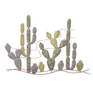 PAINEL DE FERRO CACTUS -B- 90X2,5X64 CM