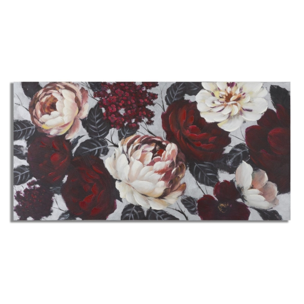 PINTURA EM TELA FLOR BRANCA/VERMELHA LIGHTBACK
150X3,8X76