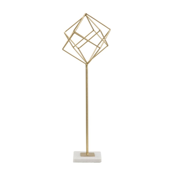 ESCULTURA CUBO 16X18X52,5 CM