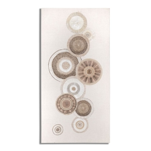 PINTURA EM TELA CIRCULAMENTE COM INSERTOS -B- CM 50X3,2X100