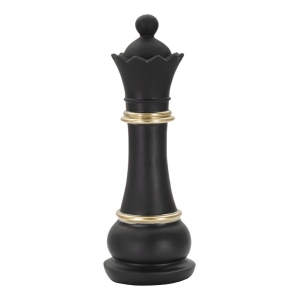 RAINHA PRETA E DOURADA CM Ø 9X25,5