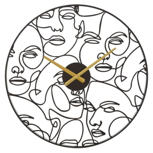 RELÓGIO DE PAREDE FACES Ø50X3,5 CM
