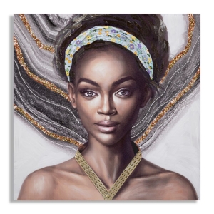 PINTURA EM TELA NAOMI -A- 100X3X100 CM