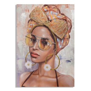 PINTURA EM TELA JENNIFER -B- 70X3X100 CM