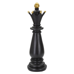 BISPO PRETO E DOURADO Ø 12,5X38,5 CM