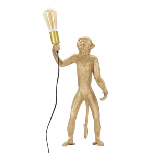CANDEEIRO DE MESA MACACO OURO CM Ø 26X34X55