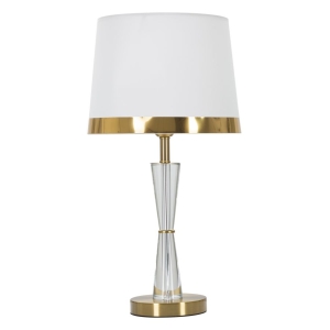 CANDEEIRO DE MESA CRISTAL CM Ø 30X56