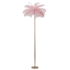 LÂMPADA DE PÉ PALMEIRA ROSA CM Ø 55X160