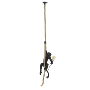 LUSTRE MACACO PRETO CM Ø 27X32X60