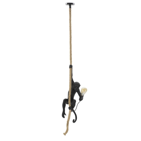 LUSTRE MACACO PRETO CM Ø 27X32X60
