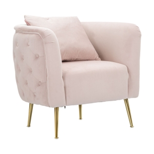 POLTRONA BUCARESTE ROSA 76X74X73 CM