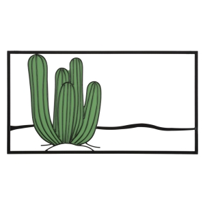 PAINEL DE PAREDE CACTUS 60X1,3X33 CM