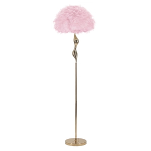 LÂMPADA DE PISO SLIM ROSA CM Ø 50X165