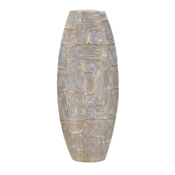 VASO RESINA TORRE ECLIPS 24X11,5X59,5 CM
