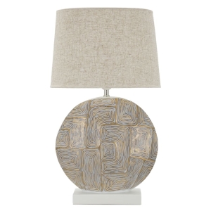 CANDEEIRO DE MESA ECLIPS RESINA CM Ø 38X64