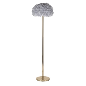 LÂMPADA DE PISO FEATHERS SLIM CINZA Ø 43X170 CM