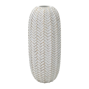 VASO FOLHA RESINA CM Ø 18,5X46