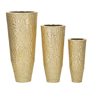 P/VASOS GLASSY TRIS CM Ø 50,8X114,9-40X92,7-29,8X70,5