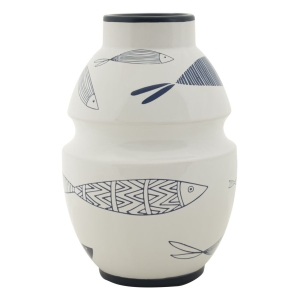 VASO DE CERÂMICA PEIXE CM Ø 15X24