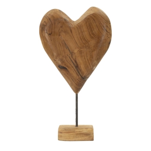ESCULTURA DOBU EM TECA RECICLADA CM 25X12X45 (PEÇAS ÚNICAS - NÃO SUBSTITUÍDAS EM SÉRIE)
