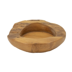 S/BOLSOS ERUSADOS EM TEAK REC. CM Ø 20X6 (PEÇAS ÚNICAS - NÃO SUBSTITUÍDAS EM SÉRIE)