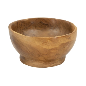 BOLSOS S/BUTOT EM TEAK REC. CM Ø 15X8 (PEÇAS ÚNICAS - NÃO SUBSTITUÍDAS EM SÉRIE)