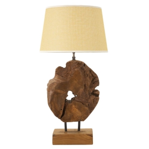 CANDEEIRO DE MESA KEPALA TECA CM Ø 35X69