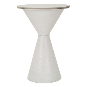 MESA DUPLA BRANCA Ø 44,5x63 CM