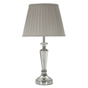 CANDEEIRO DE MESA PRATA CM Ø 30X56